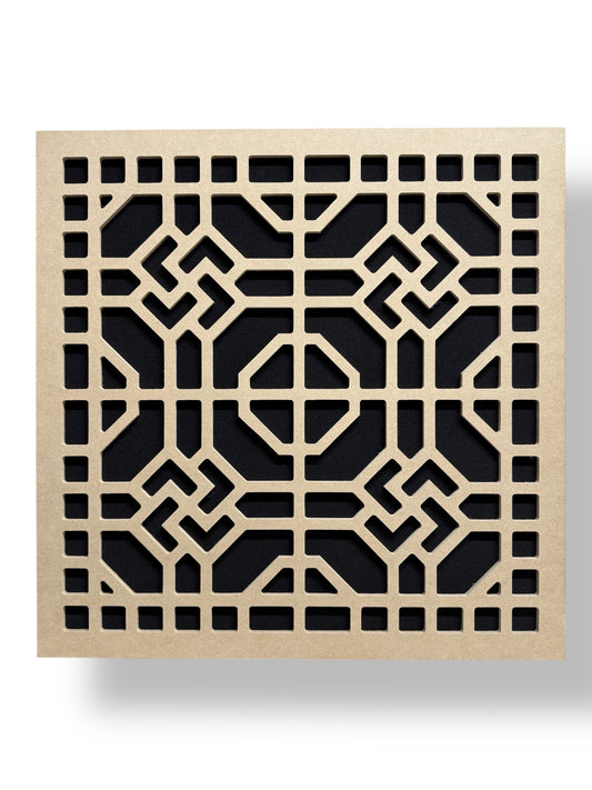 Set of 4 - Decorative Acoustic Panel – Style #11-1 “Flicker”