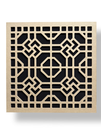 Set of 4 - Decorative Acoustic Panel – Style #11-1 “Flicker”