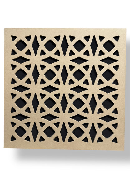 Set of 4 - Decorative Acoustic Panel – Style #62-1 “Moss”