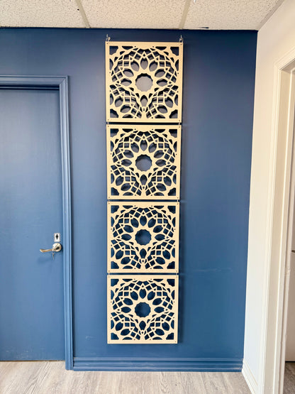 Set of 4 - Decorative Wall Panel – Style #65 “Skye”