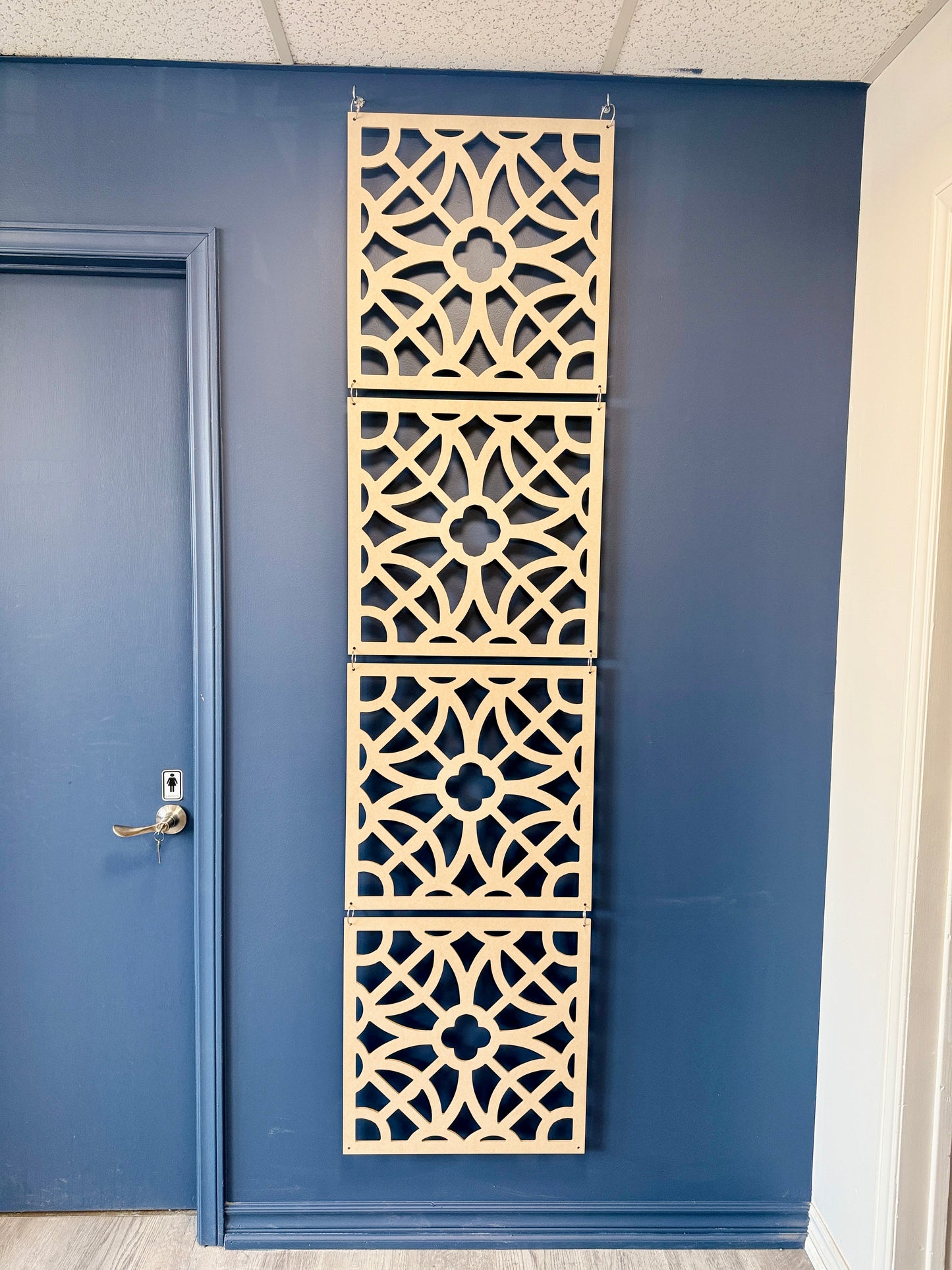 Set of 4 - Decorative Wall Panel – Style #30 “Quartz”