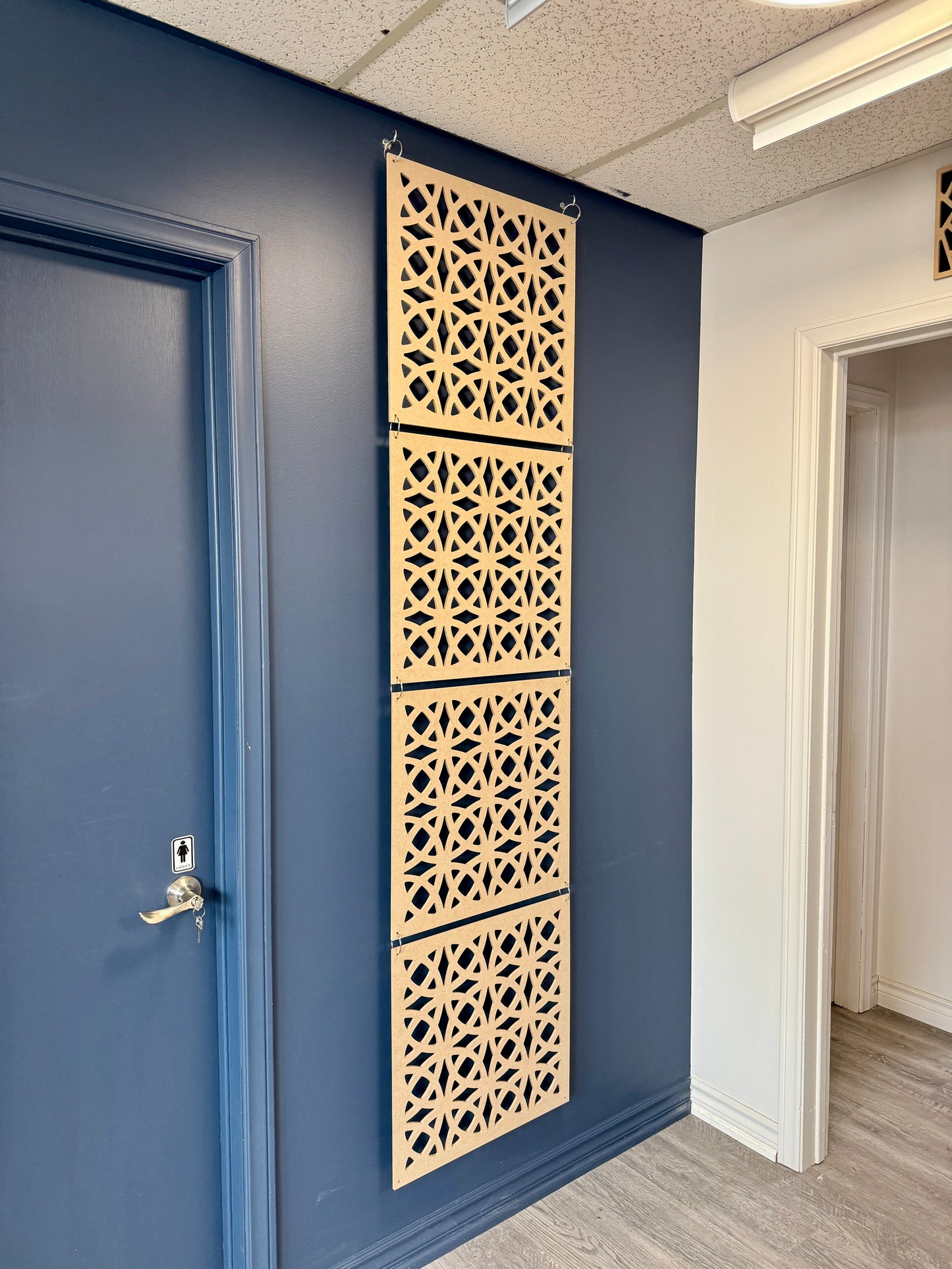 Set of 4 - Decorative Wall Panel – Style #62 “Moss”