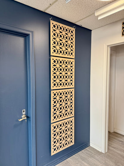 Set of 4 - Decorative Wall Panel – Style #62 “Moss”