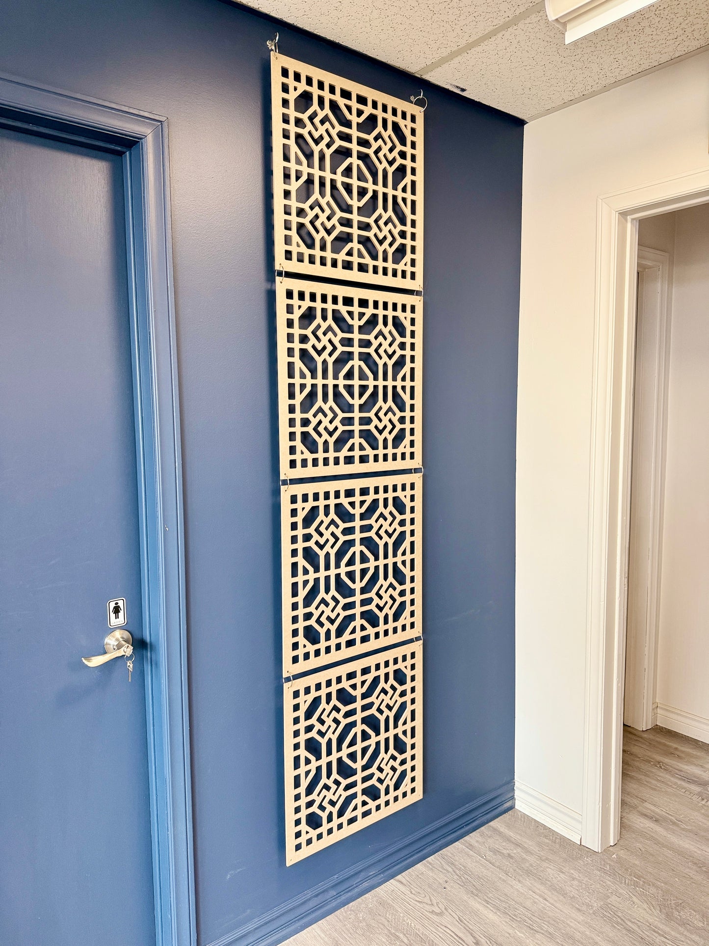 Set of 4 - Decorative Wall Panel – Style #11 “Flicker”