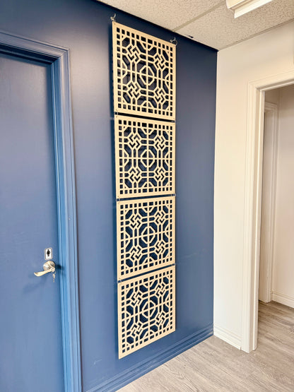 Set of 4 - Decorative Wall Panel – Style #11 “Flicker”