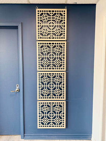 Set of 4 - Decorative Wall Panel – Style #11 “Flicker”