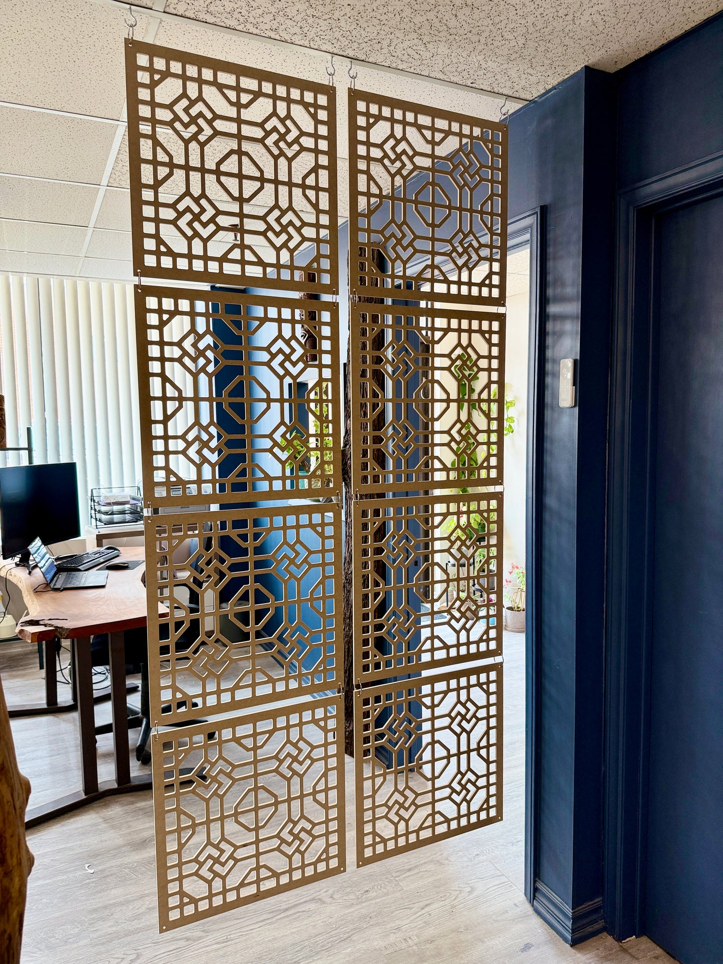 Set of 4 - Decorative Wall Panel – Style #11 “Flicker”