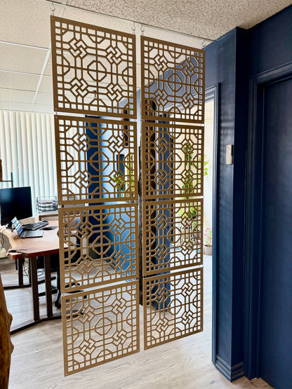 Set of 4 - Decorative Wall Panel – Style #11 “Flicker”