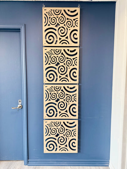 Set of 4 - Decorative Wall Panel – Style #100 “Shore”