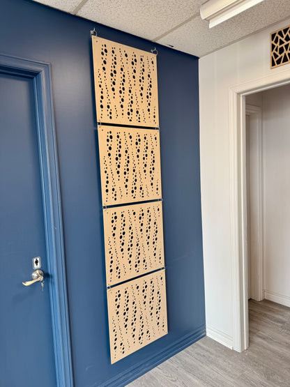 Set of 4 - Decorative Wall Panel – Style #76 “Sculpt”