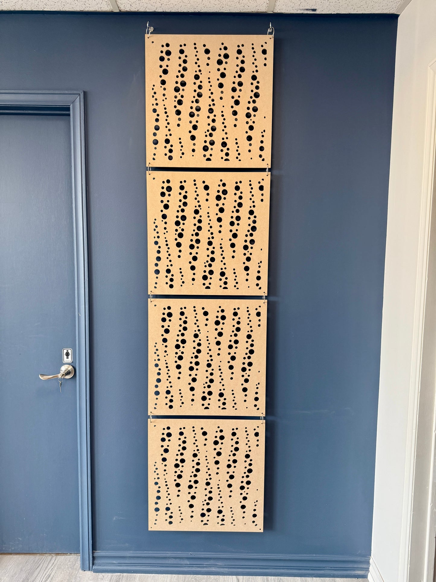 Set of 4 - Decorative Wall Panel – Style #76 “Sculpt”